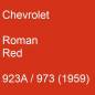 Preview: Chevrolet, Roman Red, 923A / 973 (1959).